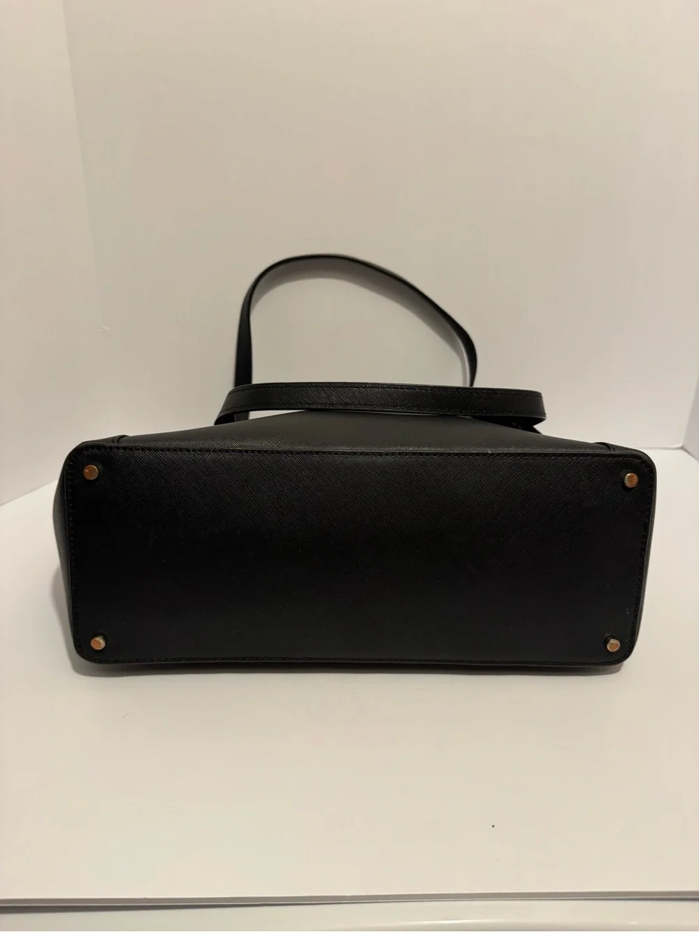Kate Spade New York Cameron Pocket Tote Black Saffiano Leather Shoulder Bag